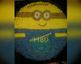 Foto langkah ke 10 dari resep Birthday Cake Doraemon (panggang & kukus).