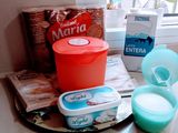 Tarta de galletas y chocolate blanco Tupperware