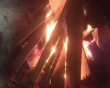 Foto del paso 10 de la receta: Centro de cuadril relleno al trapo, en brasas y puré mixto crema