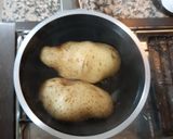 Foto del paso 1 de la receta: Papas con jamón y queso 🧀