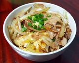 รูปขั้นตอนการทำที่ 1 ของ ข้าวหน้าหมูสไลด์สไตล์บ้านๆ