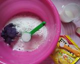 Foto langkah ke 1 dari resep Roti Sobek Ubi Ungu || eggless.