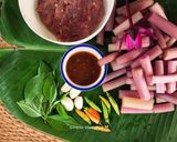 รูปขั้นตอนการทำที่ 1 ของ สายบัวหมูสับ