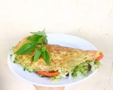 Hình bước làm 6 của món Trứng Tráng Với Bí Ngòi, Hành Tây