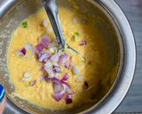 A picture of step 3 of Dal chawal chilla.