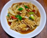 Foto langkah ke 7 dari resep Cumi Saos Tiram.
