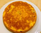 A picture of step 3 of 3 ingredient banana cake.