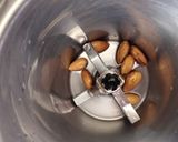A picture of step 2 of Almond milk smoothie.
