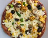 A picture of step 11 of Veggie Loaded Pizza and Mushroom And Paneer Pizza Thin Crust.