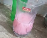 A picture of step 1 of Rooh Afzah Soda.