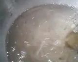 A picture of step 2 of Double colour Toprapak or Coconut Burfi.