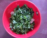 A picture of step 1 of Tabbouleh Salad (Broken Wheat Salad).