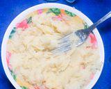 Foto langkah ke 2 dari resep Muffin tape simple, praktis, dan irit no mixer.