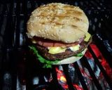 Foto del paso 6 de la receta: Monster cheese Hamburguesa al carbón a los cuatro quesos