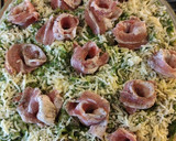 Foto del paso 3 de la receta: Pasta con crema de espinacas y bacon
