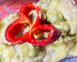 Foto del paso 4 de la receta: PECHUGAS DE POLLO (con crema de mostaza y aceitunas)🤗🥘😋👏🤩🥘