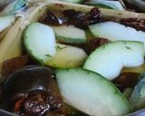 Hình bước làm 4 của món Sâm bí đao hạt é sương sáo