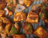 A picture of step 4 of Paneer tikka Rice bowl.