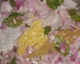 A picture of step 2 of Mutton kuzhambu.
