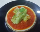 A picture of step 8 of Cabbage roll in tomato gravy.