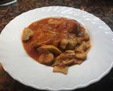 Foto del paso 7 de la receta: Merluza con gambas y bocas de mar