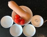 A picture of step 1 of Creamy Butternut Squash and Tomatoes Soup.