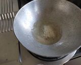 A picture of step 1 of Mooli Sabzi.