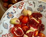 Foto del paso 1 de la receta Ensalada de higos morados con tomate cherry y queso al orégano