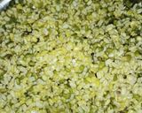 A picture of step 1 of Moong dal fitters(pakora).