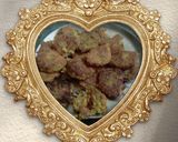 A picture of step 2 of Aaloo tikki burger.
