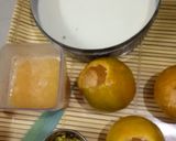 A picture of step 1 of Orange Ice cream.