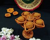 A picture of step 5 of Coconut Ladoo.