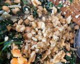 A picture of step 5 of Butternut squash/pumpkin baked Kibbeh - Lebanese meatless kibbeh (step by step photos).