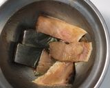 Hình bước làm 1 của món Soup cá chẻm bí đỏ khoai tây nấm mỡ
