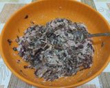 A picture of step 3 of Savory Tart with Radicchio, Gorgonzola, and Ham.
