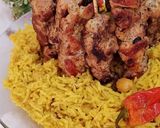 صورة لخطوة 3 من وصفة شيش طاووق مع الأرز بالحمص