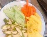 Hình bước làm 2 của món Bò cuốn rau củ ngày hè (mâm cơm nhỏ của Trang 55)