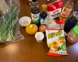 Hình bước làm 1 của món Kim chi hành lá - 파김치