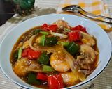 Foto langkah ke 7 dari resep Udang Saus Tiram.