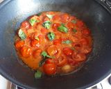 Friss paradicsomos spagetti recept fázis 4 fotója