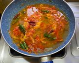 A picture of step 4 of Tomato Upma.
