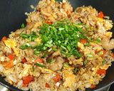 รูปขั้นตอนการทำที่ 5 ของ ข้าวผัดกุ้ง สไตล์ร้าน Benihana