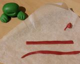 A picture of step 12 of Vickys Ninja Turtle Pizza / Sewer Cake - Instructional.