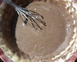 A picture of step 6 of Marbal cake👩‍🍳👩‍🍳😋😋.
