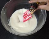A picture of step 6 of Mango Cheesecake no bake.