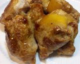 A picture of step 5 of #7 Broiled Japanese persimmon and pork with oyster source.