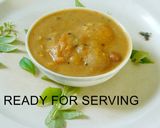 A picture of step 3 of Pearl onion sambar.