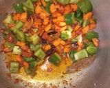 A picture of step 2 of Buttermilk veg biryani.