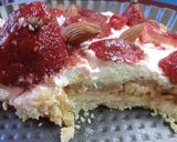 Foto del paso 9 de la receta: Tarta de frutillas, con almíbar de naranja, frutillas y almendra