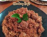 Serundeng Daging Sapi (Dendeng Ragi) langkah memasak 6 foto